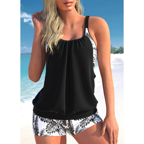Heidi-Mode | Stylischer Loose Fit Tankini Satz