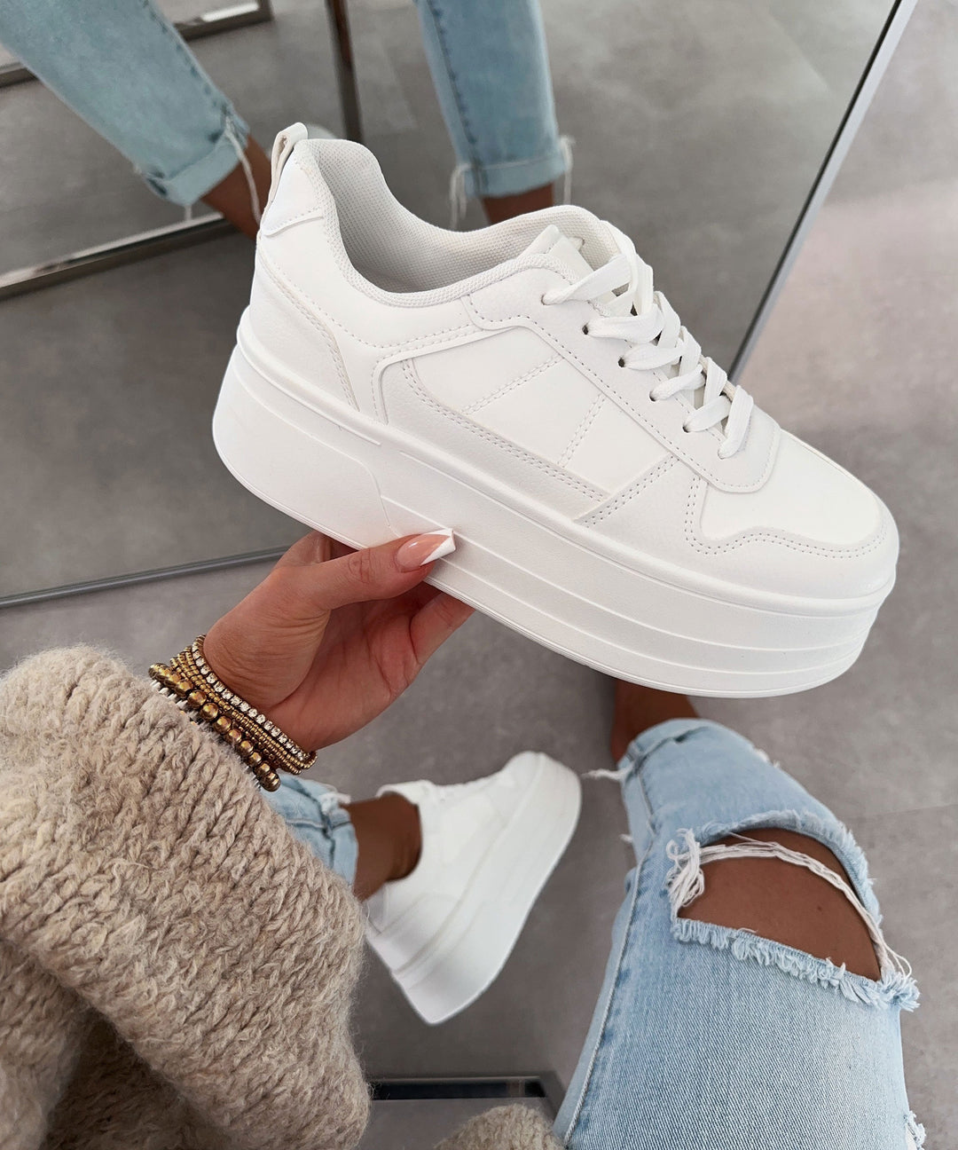 Sneaker Georgia Weiß