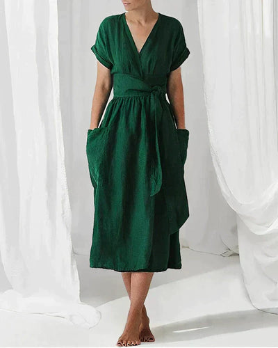 Heidi-Mode | Elegantes Leinenkleid