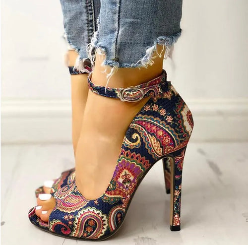 Heidi-Mode | High Heels Peep Toe