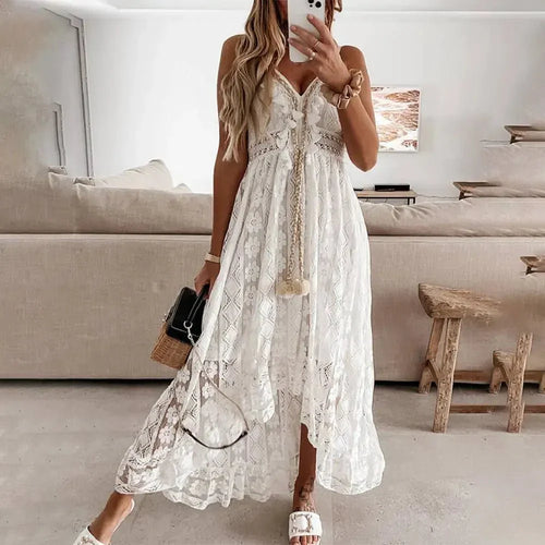 Heidi-Mode | Elegantes und Bequemes Boho-Spitzenkleid für Damen