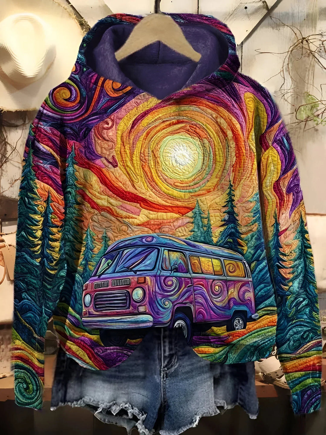 Heidi-Mode | Retro Roadtrip Hoodie