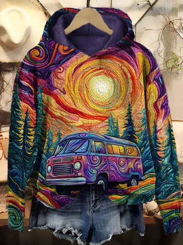Heidi-Mode | Retro Roadtrip Hoodie