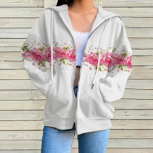 Heidi-Mode | Pull Fleuri Natürlich Rosa
