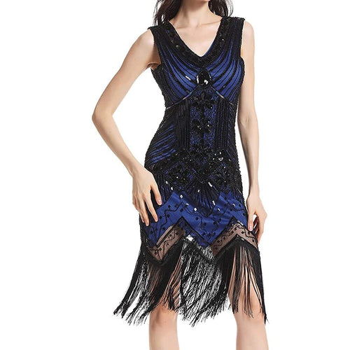 Heidi-Mode | Gatsby Kleid Blau Hochzeit