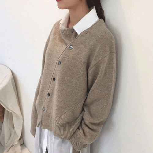 Heidi-Mode | Luxuriöser-Cardigan mit Knopfverschluss