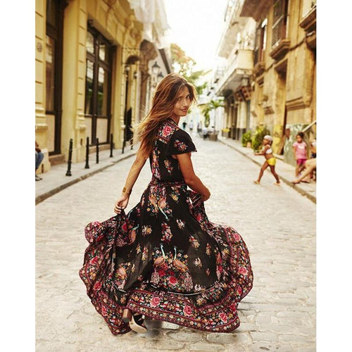 Heidi-Mode | Maxikleid Im Spanischen Stil