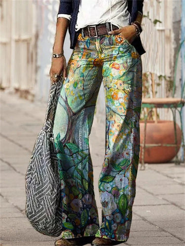 Heidi-Mode | Hochwertige Baumwoll-Twill-Denim-Hose
