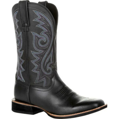 Heidi-Mode | Herren Schwarz Western Cowboystiefel
