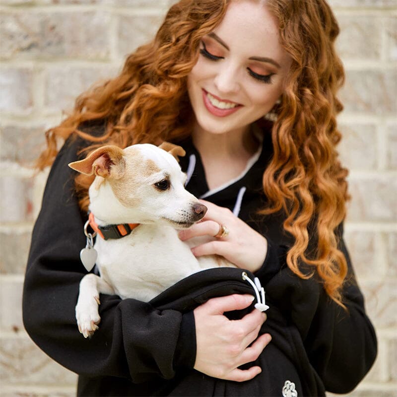 Heidi-Mode | Knusse Pet Pocket Hoodie Voor Vrouwen