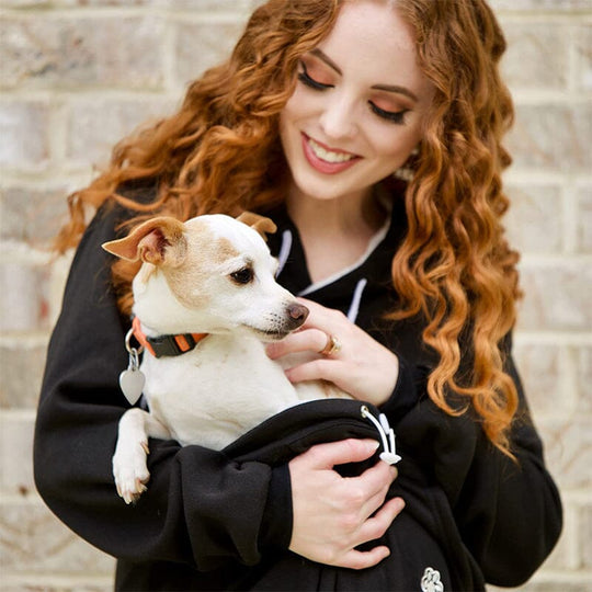 Heidi-Mode | Knusse Pet Pocket Hoodie Voor Vrouwen
