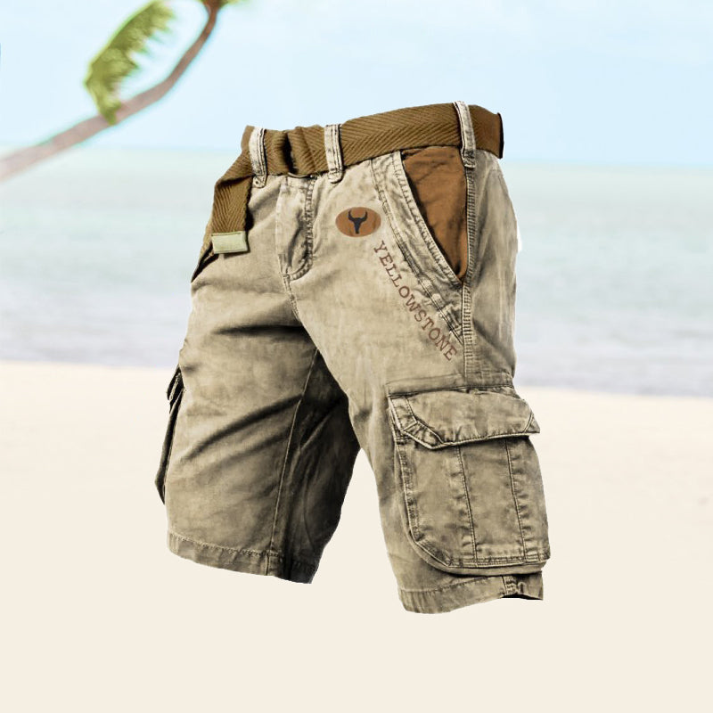 Luxuriöse Cargo-Shorts