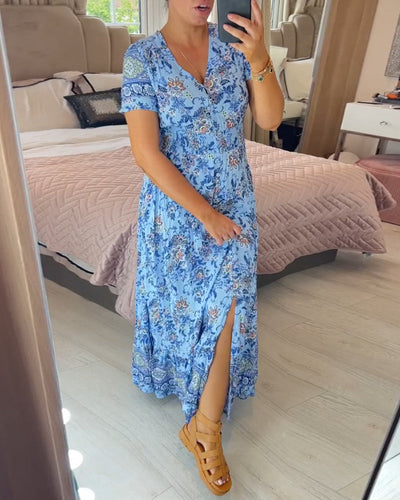 Comfy jurk met bloemenprint