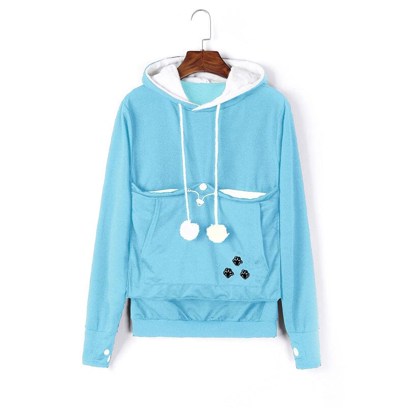 Heidi-Mode | Knusse Pet Pocket Hoodie Voor Vrouwen