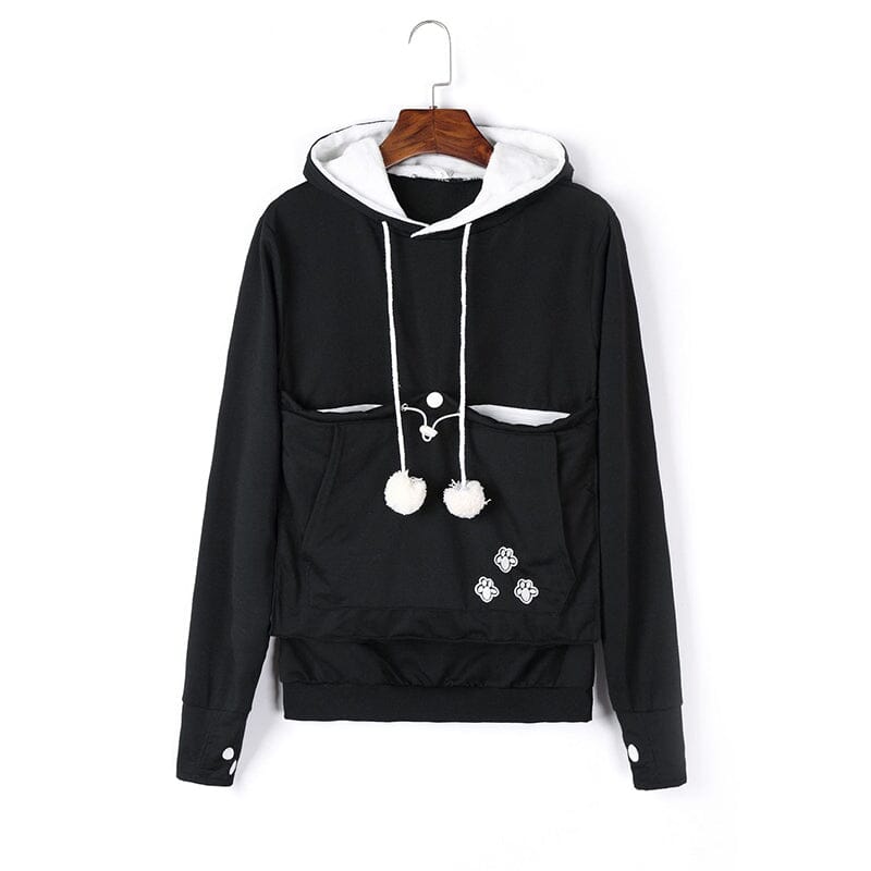 Heidi-Mode | Knusse Pet Pocket Hoodie Voor Vrouwen