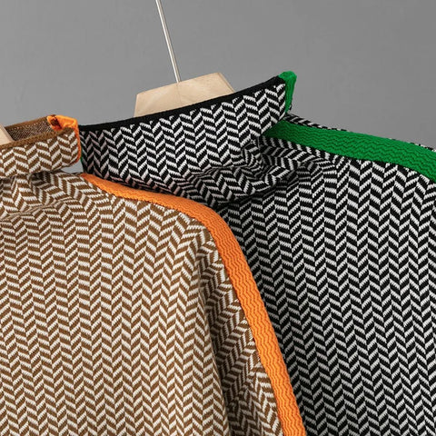 Heidi-Mode | Elegante Volle Ärmel und Warmer Rollkragenpullover