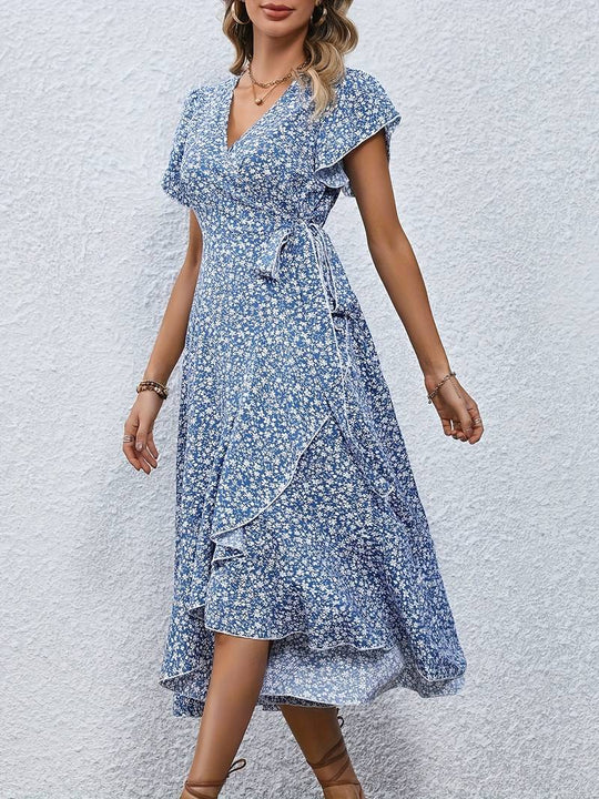 wikkeljurk met bloemen