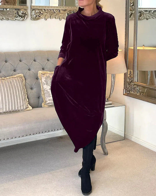 Heidi-Mode | Elegantes Samtkleid für Damen