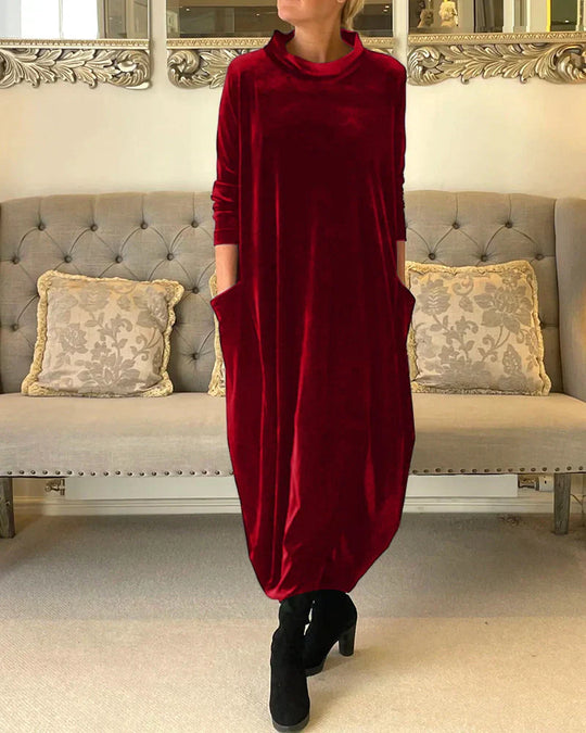Heidi-Mode | Elegantes Samtkleid für Damen