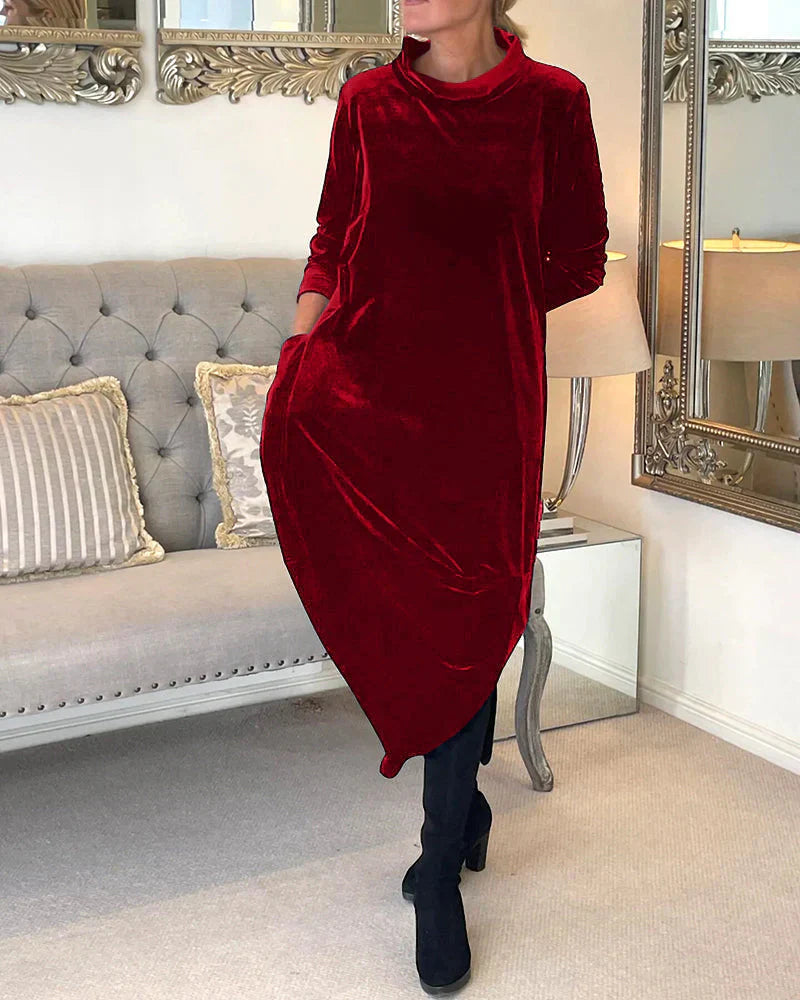 Heidi-Mode | Elegantes Samtkleid für Damen
