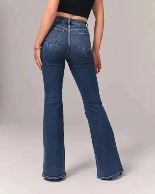 Heidi - Figurformende Bootcut-Jeans