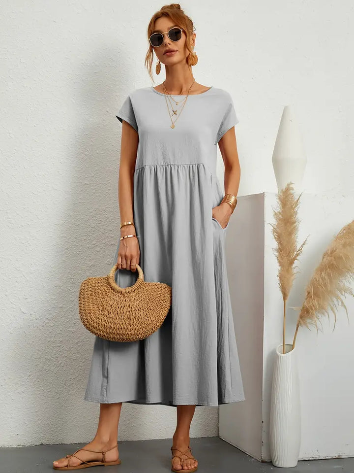Sommerliches, lockeres, schlichtes Kleid