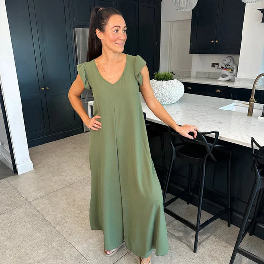 Comfy Sleeves less zomer jumpsuit