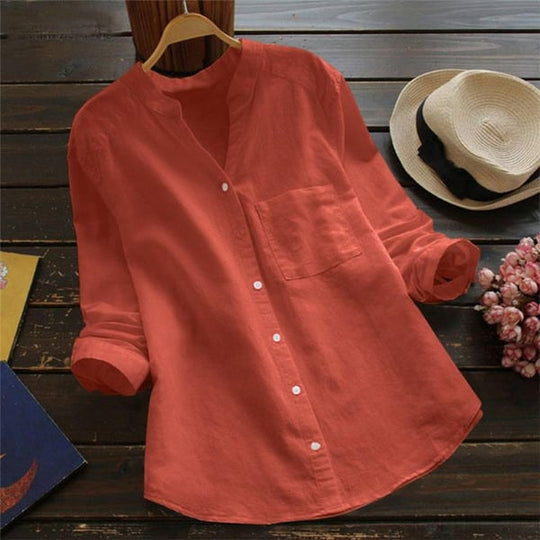 Heidi-Mode | Leinen Casual Hemd