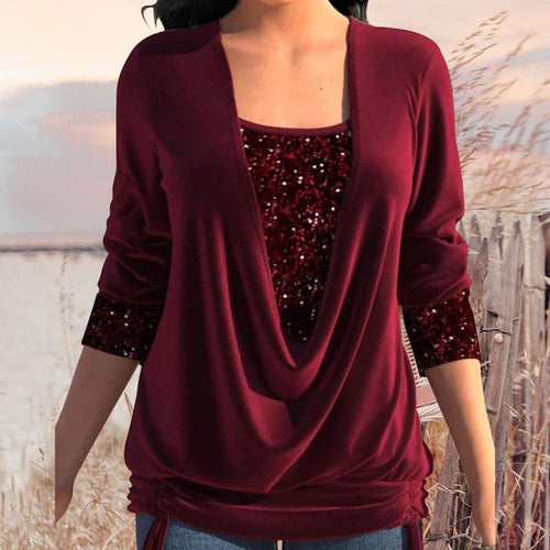 Heidi-Mode | Wunderschönes Shirt Mit Pailletten