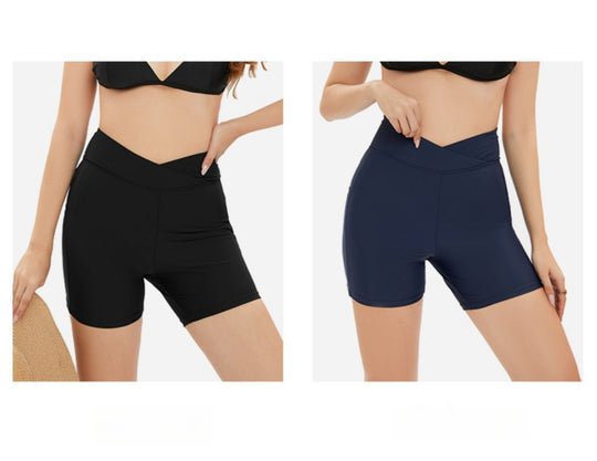 Heidi Mode | Schmal geschnittene Badehose mit hoher Taille