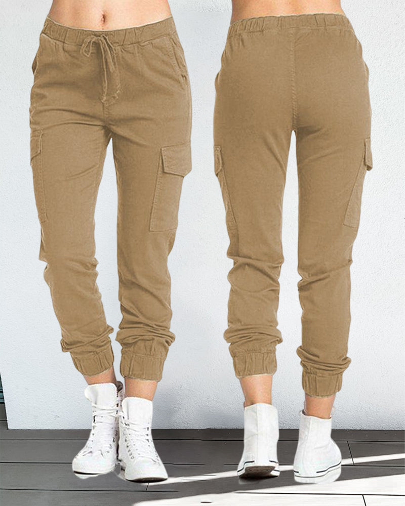 Heidi-Mode | Cargo-Hosen mit Gummibund in der Taille