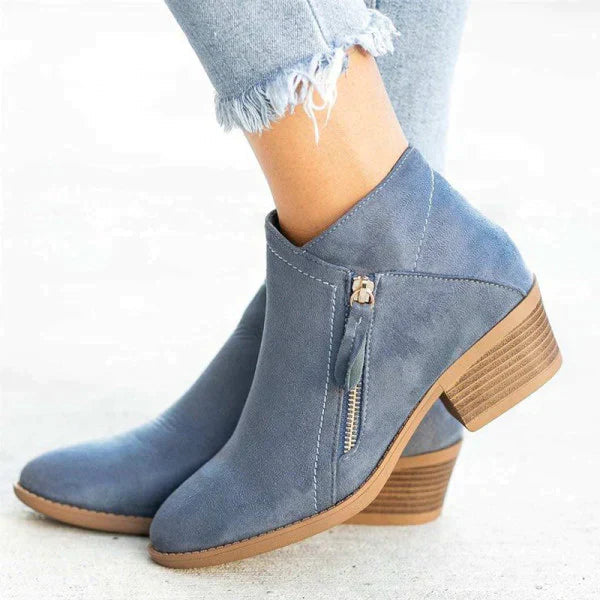 Heidi-Mode | Wildleder Stiefeletten für Frauen