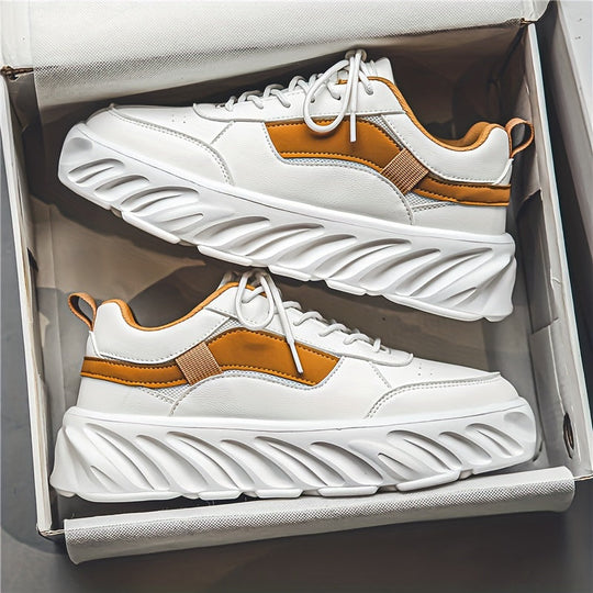 Heidi-Mode Weiße Chunky Sneaker für Herren