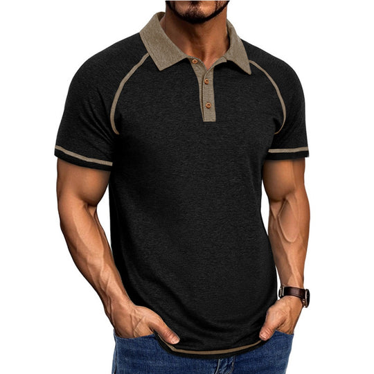 Heidi Mode | Kurzärmeliges Herren-T-Shirt mit Revers