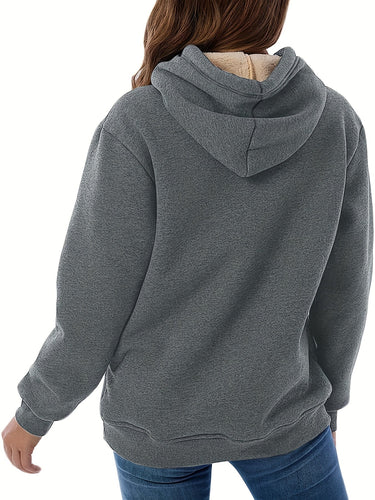 Heidi-Mode - Lässiger und Stilvoller Winter Fleece Deluxe Hoodie für Frauen