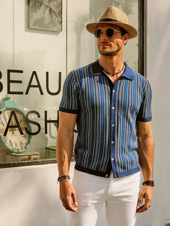 Heidi-Mode | Retro 70S Gestreiftes Vintage Hemd