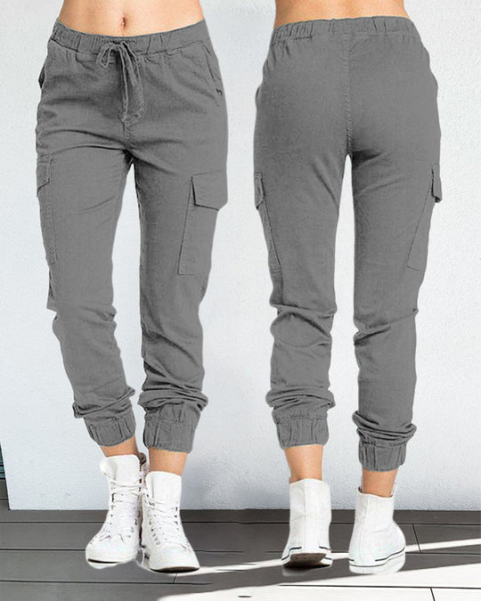 Heidi-Mode | Cargo-Hosen mit Gummibund in der Taille