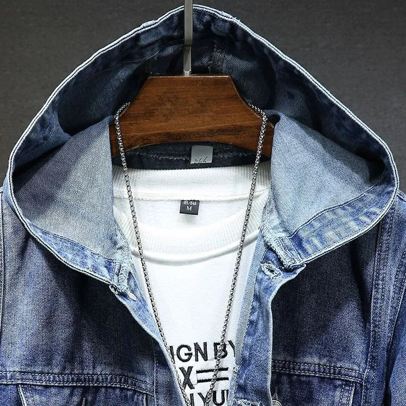 Heidi-Mode | Klassische Jeansjacke mit Kapuze