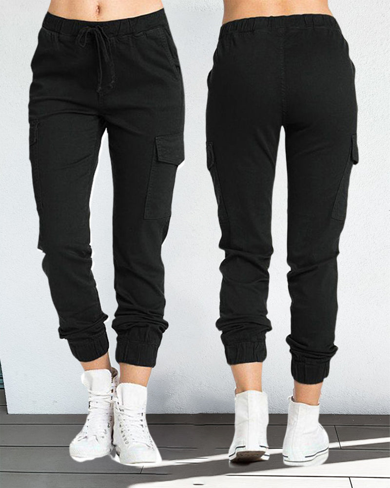 Heidi-Mode | Cargo-Hosen mit Gummibund in der Taille