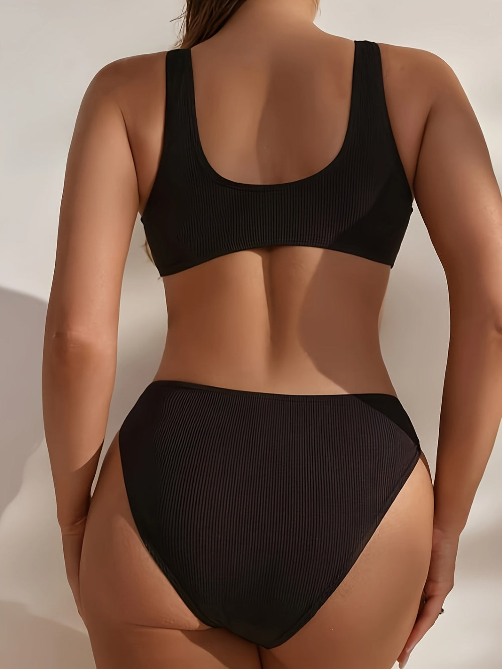 Heidi-Mode | Sexy Einteiliges Badeanzug mit Metallkette Sehr Elastisch und Blickdicht
