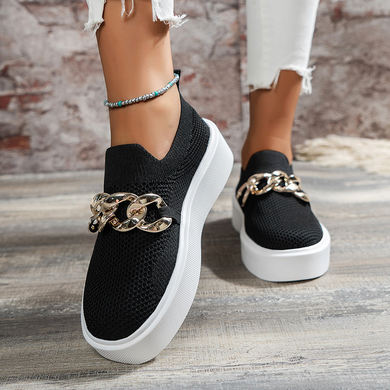 Ollie | Kette Flats Schuhe