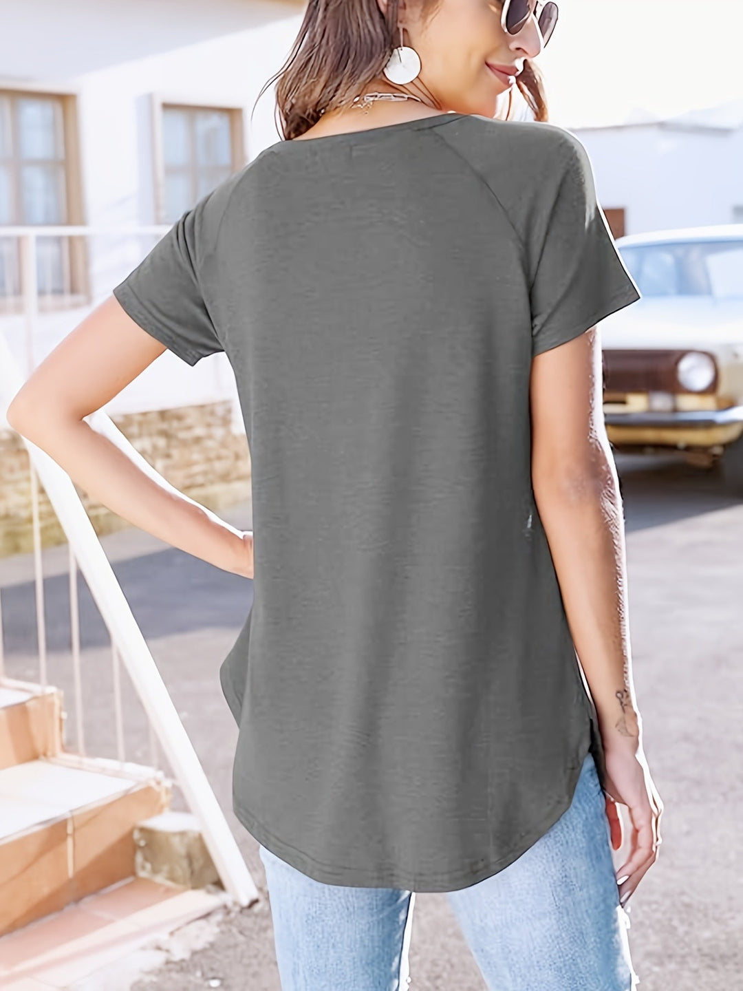 Heidi-Mode | Sommer T-Shirt I Leinen für Damen