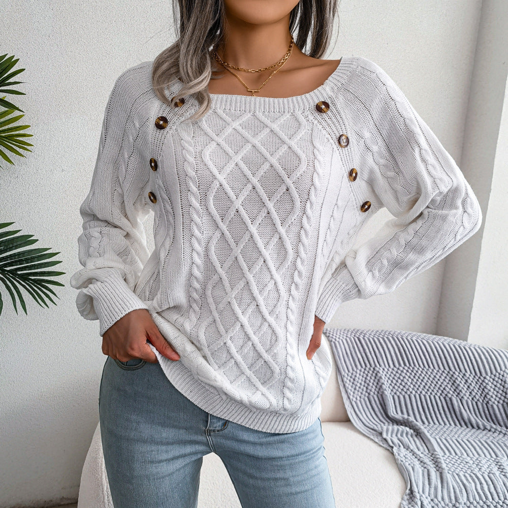 Heidi-Mode | Pullover mit quadratischem Halsausschnitt zum Stricken