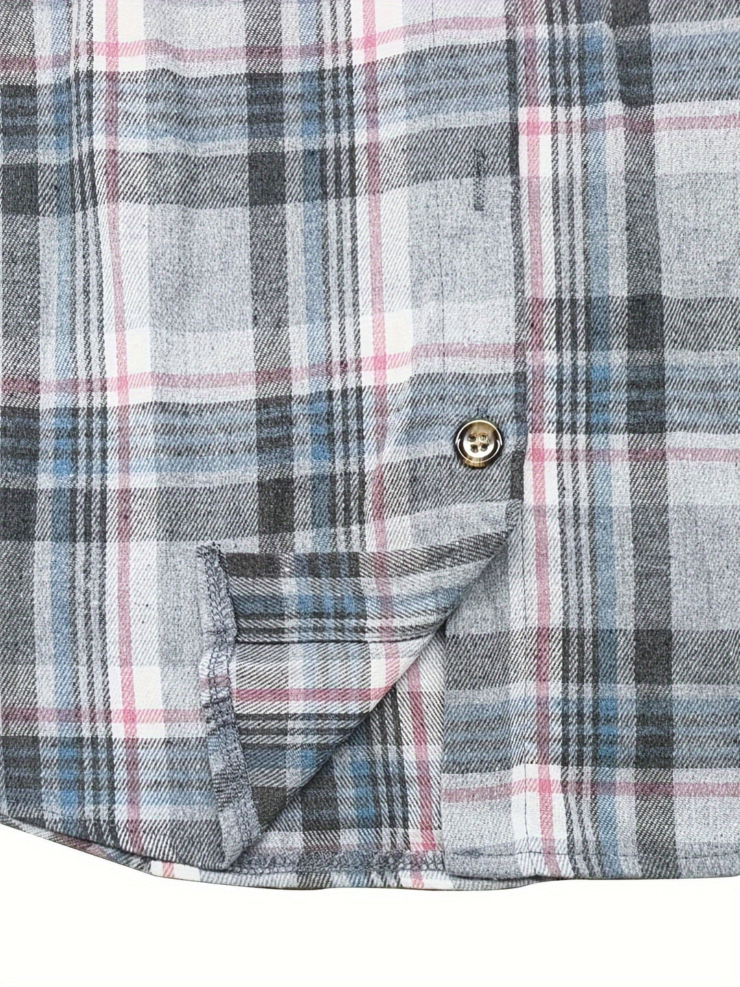 Heidi-Mode | Karierte Jacke mit Kapuze Baumwolle und Polyester Leger und Komfortabel