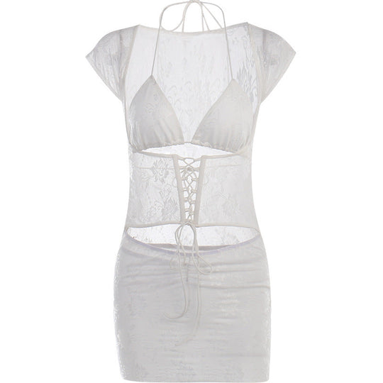 Heidi-Mode | Push-Up Tops Spitze Taille Kleid Rock Outfit