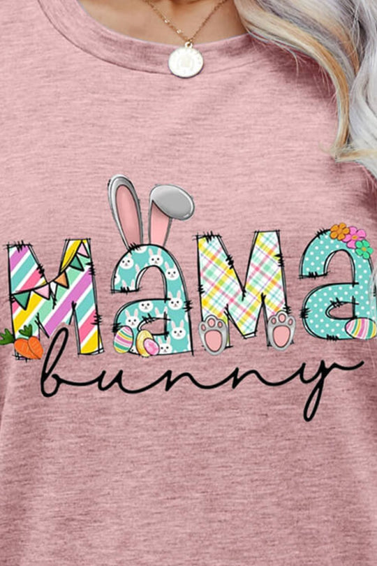 Heidi-Mode | Mama Bunny Ostern Grafik T-Shirt