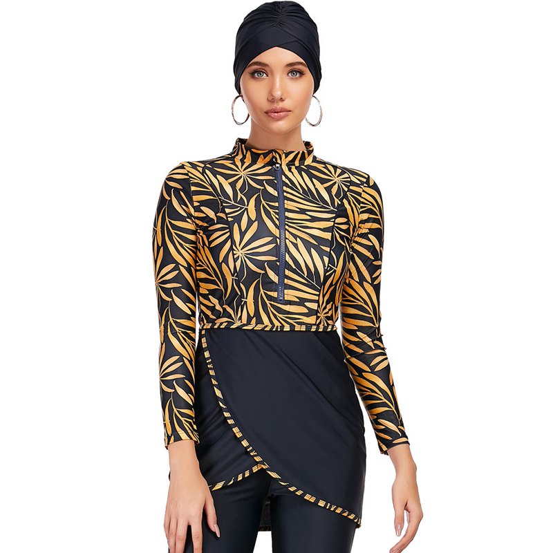 Heidi-Mode | 3 Teile Set Halal Bademode Badeanzug Burkini Badeoutfit