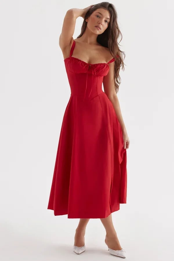 Modisches trägerloses Kleid für Damen – elegant und schmeichelhaft