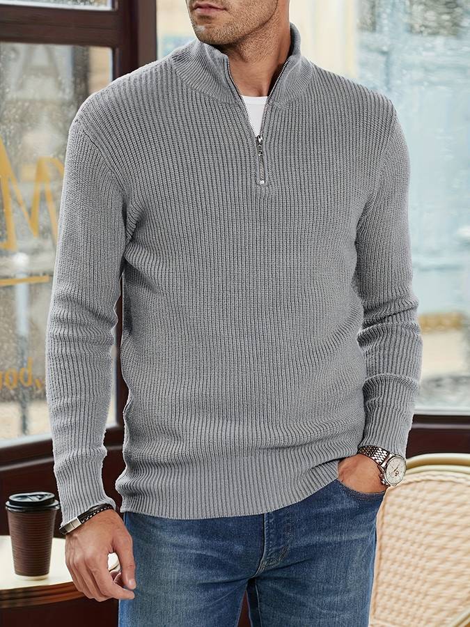 Heidi-Mode | Alpha Herren Zip-Pullover