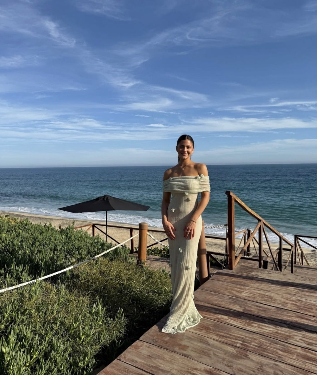 Heidi Mode | Kleid mit Blumenschulter